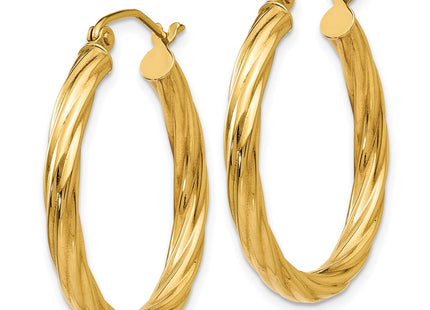 14k Yellow Gold Earrings Style TC389 - Classique Jewelry Inc.