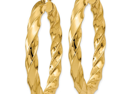 14k Yellow Gold Earrings Style TC392 - Classique Jewelry Inc.