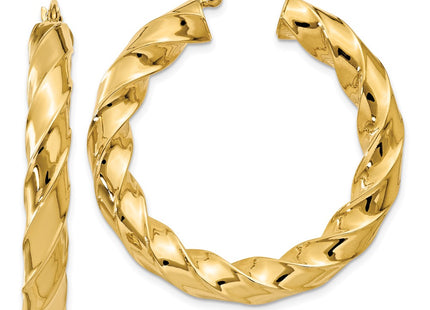 14k Yellow Gold Earrings Style TC393 - Classique Jewelry Inc.