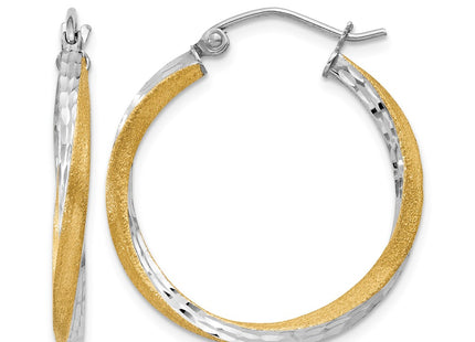 14K gold hoop earrings