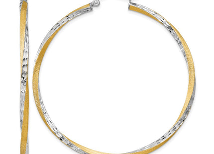 14K gold hoop earrings