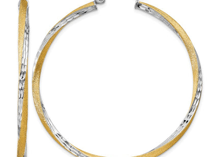 14K gold hoop earrings