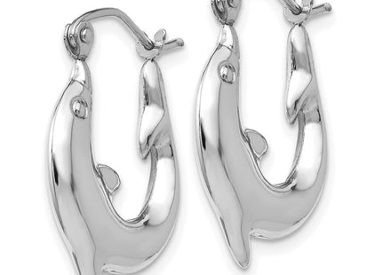 14k White Gold Earrings Style TC505 - Classique Jewelry Inc.