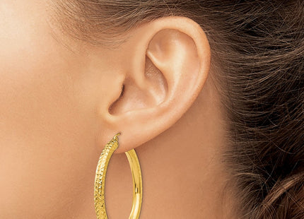 14k Yellow Gold Earrings Style TC533 - Classique Jewelry Inc.