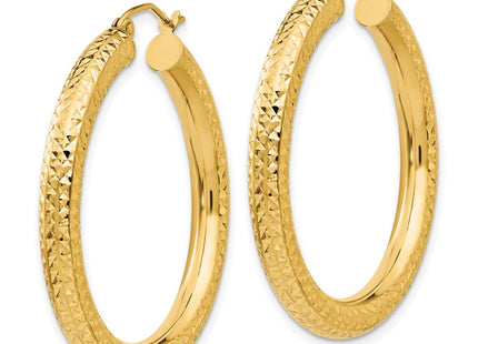 14k Yellow Gold Earrings Style TC534 - Classique Jewelry Inc.