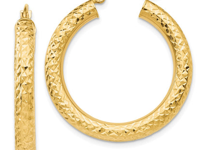 14k Yellow Gold Earrings Style TC535 - Classique Jewelry Inc.