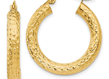 14k Yellow Gold Earrings Style TC536 - Classique Jewelry Inc.