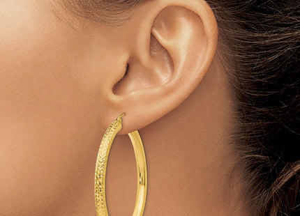 14k Yellow Gold Earrings Style TC537 - Classique Jewelry Inc.