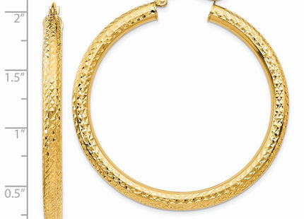 14k Yellow Gold Earrings Style TC537 - Classique Jewelry Inc.