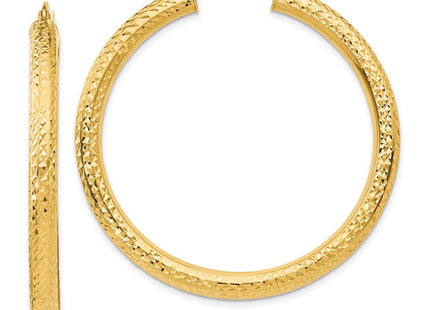 14k Yellow Gold Earrings Style TC537 - Classique Jewelry Inc.