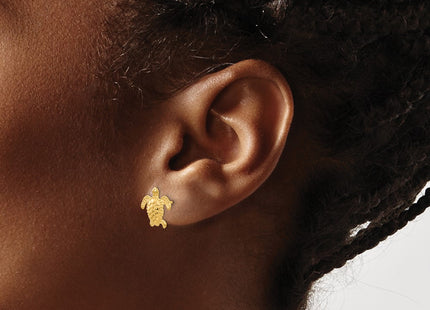 14k Yellow Gold Earrings Style TC604 - Classique Jewelry Inc.