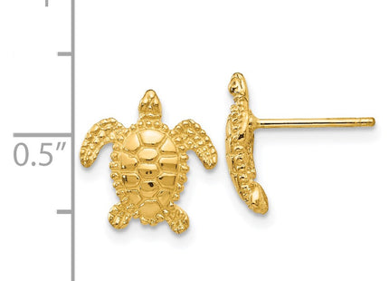 14k Yellow Gold Earrings Style TC604 - Classique Jewelry Inc.