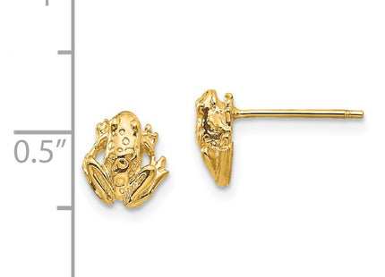 14k Yellow Gold Earrings Style TC605 - Classique Jewelry Inc.