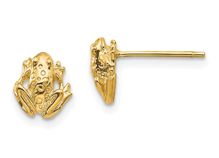 14k Yellow Gold Earrings Style TC605 - Classique Jewelry Inc.