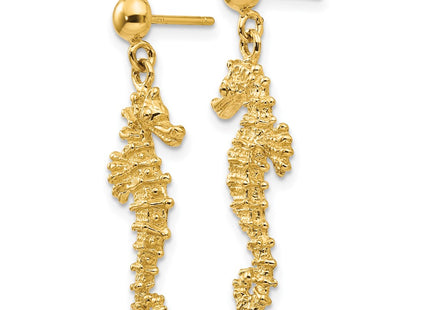 14k Yellow Gold Earrings Style TC608 - Classique Jewelry Inc.