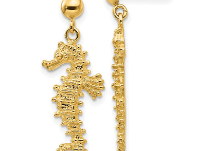 14k Yellow Gold Earrings Style TC608 - Classique Jewelry Inc.
