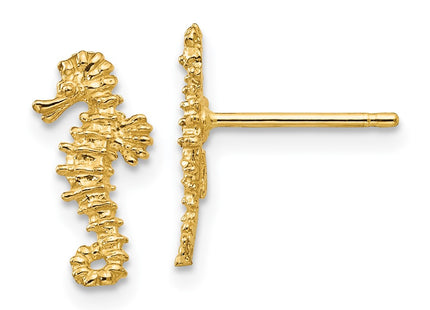 14k Yellow Gold Earrings Style TC610 - Classique Jewelry Inc.