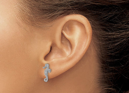 14k White Gold Earrings Style TC610W - Classique Jewelry Inc.