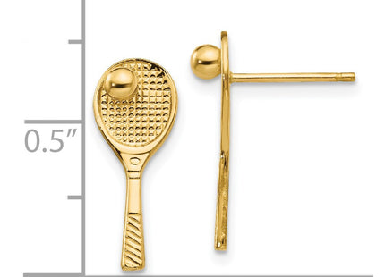 14k Yellow Gold Earrings Style TC615 - Classique Jewelry Inc.