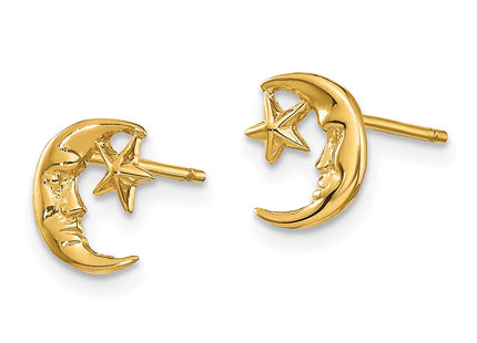 14k Yellow Gold Earrings Style TC620 - Classique Jewelry Inc.