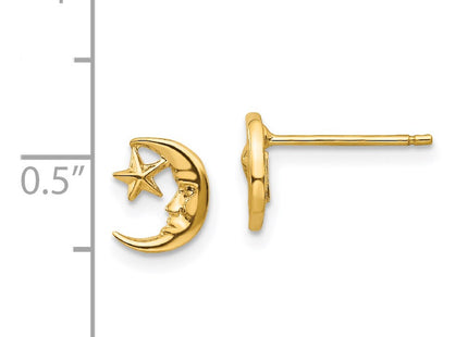 14k Yellow Gold Earrings Style TC620 - Classique Jewelry Inc.