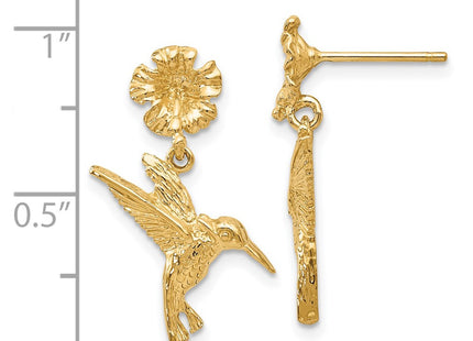 14k Yellow Gold Earrings Style TC624 - Classique Jewelry Inc.