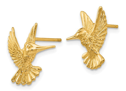 14k Hummingbird Post Earrings (Style TC625)