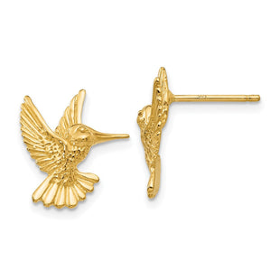 14k Hummingbird Post Earrings (Style TC625)