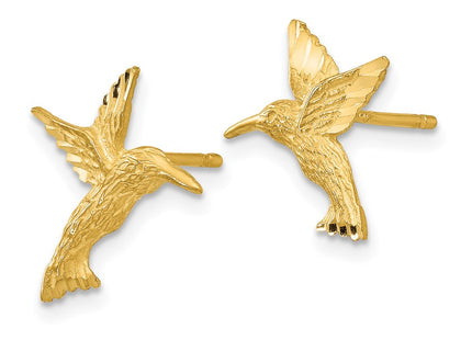 14k Yellow Gold Earrings Style TC626 - Classique Jewelry Inc.