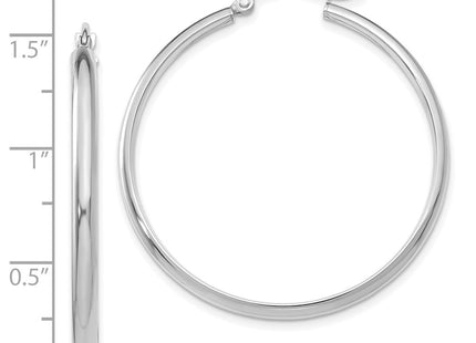 14k White Gold Earrings Style TC652 - Classique Jewelry Inc.