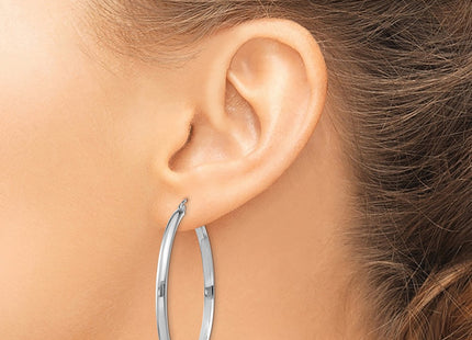 14k White Gold Earrings Style TC653 - Classique Jewelry Inc.