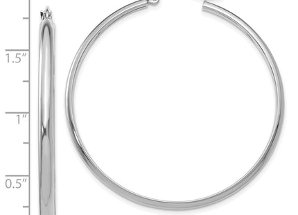 14k White Gold Earrings Style TC653 - Classique Jewelry Inc.