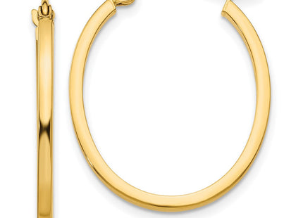14K gold hoop earrings