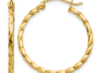 14K gold hoop earrings