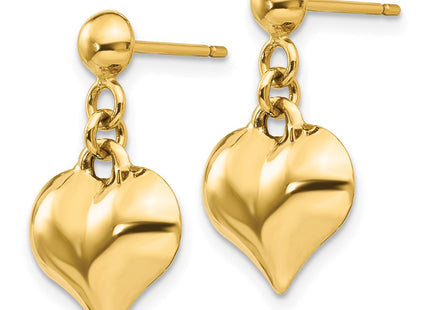 14k Yellow Gold Earrings Style TC719 - Classique Jewelry Inc.