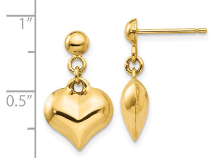 14k Yellow Gold Earrings Style TC719 - Classique Jewelry Inc.