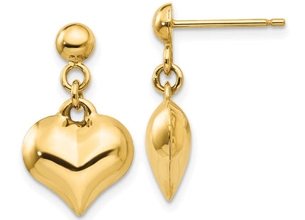 14k Yellow Gold Earrings Style TC719 - Classique Jewelry Inc.