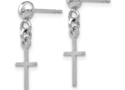 14k White Gold Earrings Style TC741W - Classique Jewelry Inc.