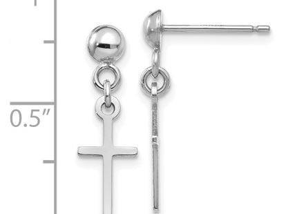 14k White Gold Earrings Style TC741W - Classique Jewelry Inc.