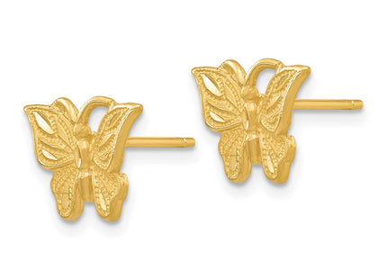 14k Yellow Gold Earrings Style TC746 - Classique Jewelry Inc.