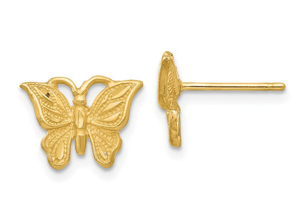 14k Yellow Gold Earrings Style TC746 - Classique Jewelry Inc.