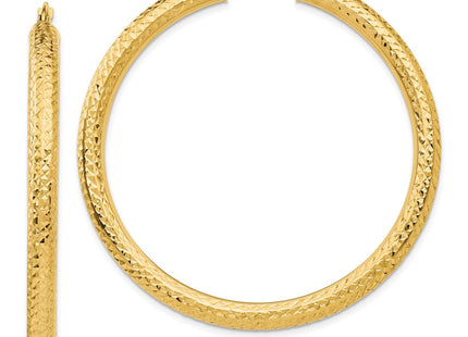 14K gold hoop earrings
