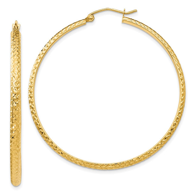 14k Yellow Gold Earrings Style TC798 - Classique Jewelry Inc.