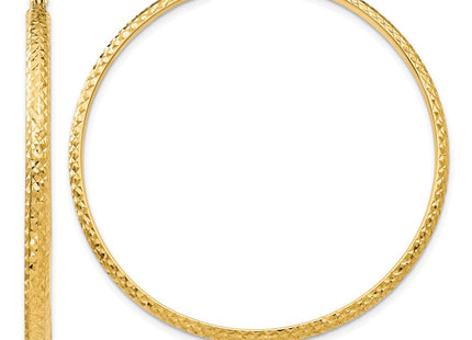 14K gold hoop earrings