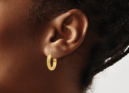 14k Yellow Gold Earrings Style TC806 - Classique Jewelry Inc.