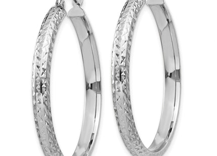 14k White Gold Earrings Style TC813 - Classique Jewelry Inc.