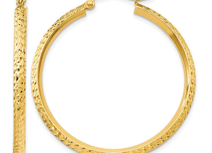 14K gold hoop earrings