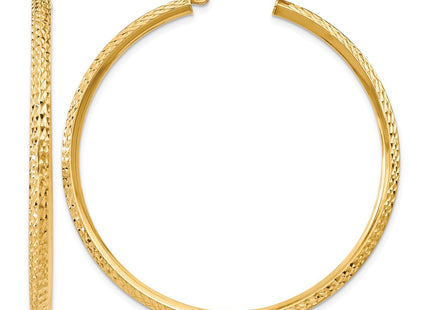 14K gold hoop earrings