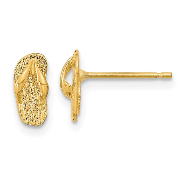 14k Yellow Gold Earrings Style TC986 - Classique Jewelry Inc.