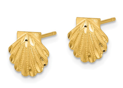 14k Yellow Gold Earrings Style TC987 - Classique Jewelry Inc.